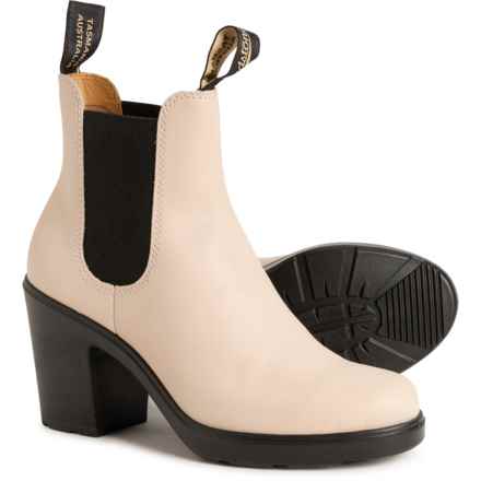 Blundstone 2364 Elastic Sided High Heeled Boots - Leather, Factory 2nds (For Women) in Pearl