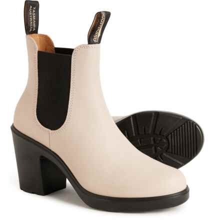 Blundstone 2364 Elastic Sided High Heeled Boots - Leather, Factory 2nds (For Women) in Pearl