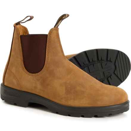 Blundstone Chelsea Boots - Suede, Factory 2nds (For Men) in Saddle Brown