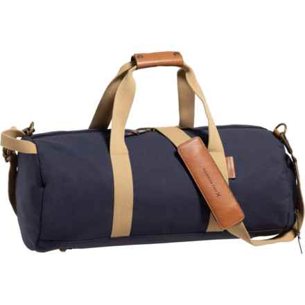 BOARDING PASS 20" Voyager Shoe Pocket Duffel Bag - Navy in Navy