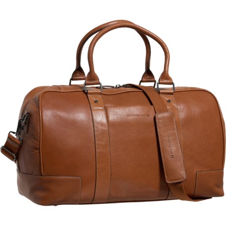 BOARDING PASS 21" Navigator Weekender Duffel Bag - British Tan in British Tan