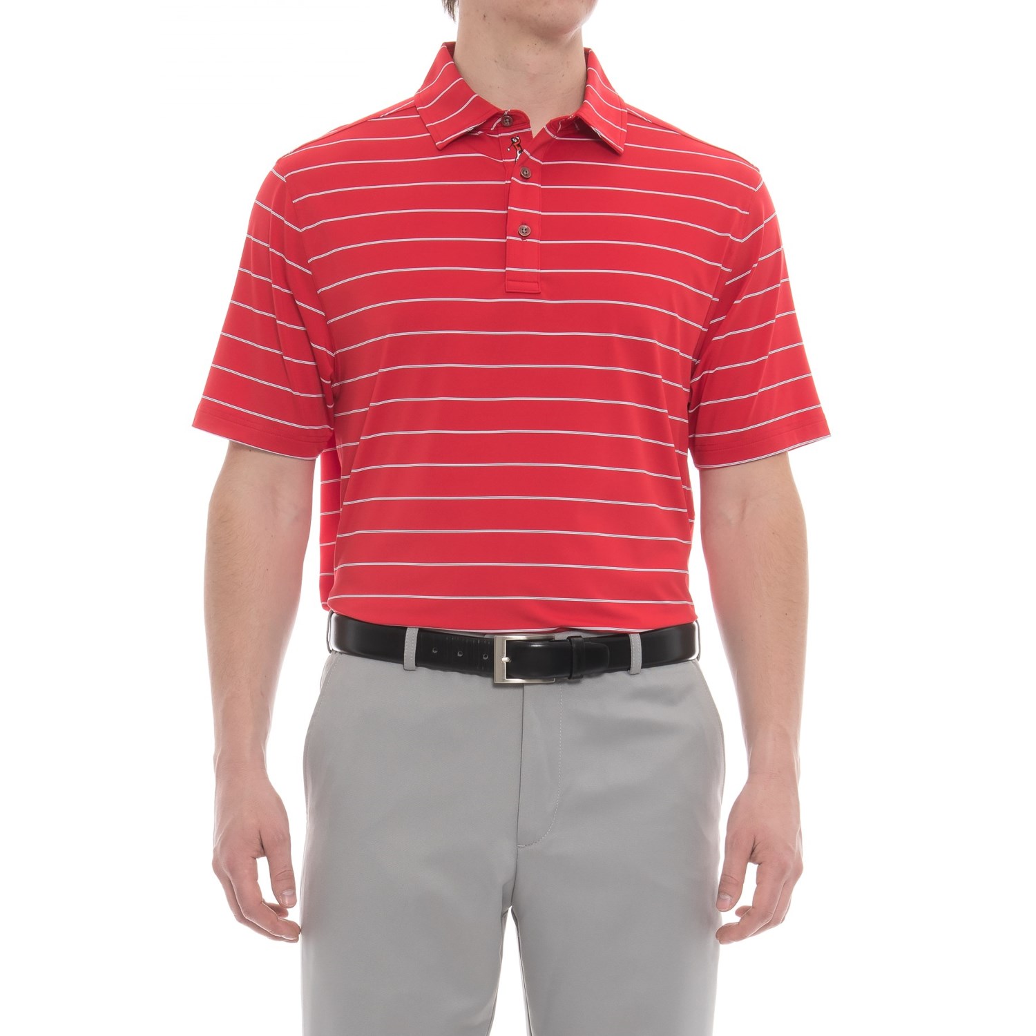 Bobby Jones XH20 Momentum Stripe Golf Polo Shirt Short Sleeve (For Men)