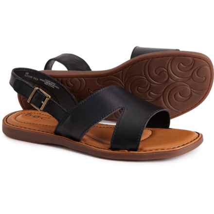 b.o.c. Didi Flat Sandals - Leather (For Women) in Black