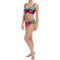 134VU_2 Body Blast 3 Angle Neoprene Bikini Set (For Women)