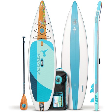 Body Glove Alena Inflatable Stand-Up Paddle Board Package - 10’6” in Multi