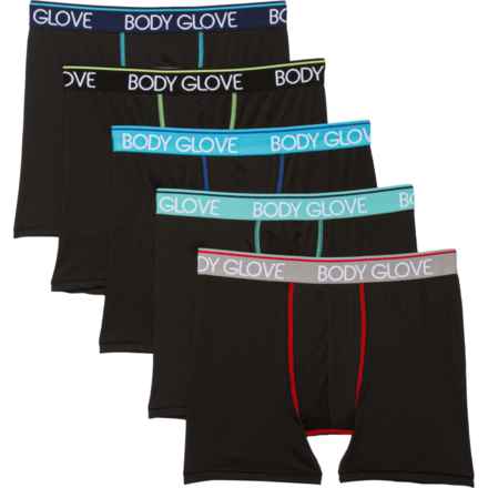 Body Glove High-Performance Boxer Briefs - 5-Pack in Black