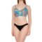 Body Glove Macabu Olivia Top and Smoothies Bottoms Bikini Set in Unicorn/Black
