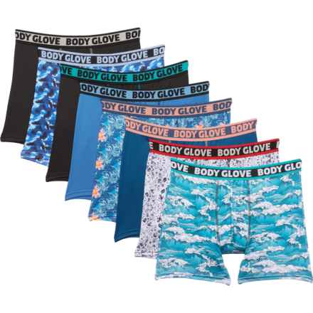 Body Glove Printed High-Performance Boxer Briefs - 8-Pack in Multi
