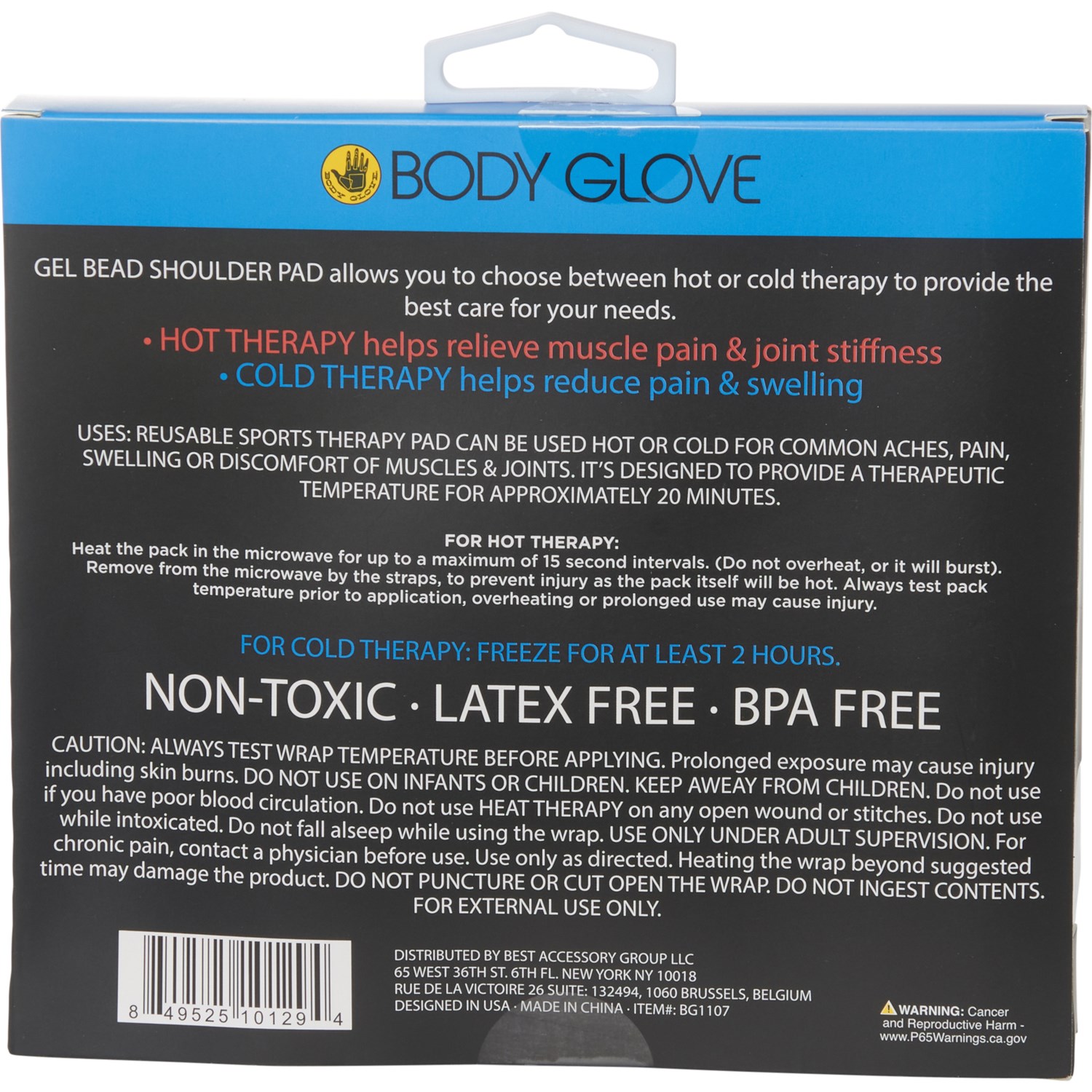 Body Glove Soothing Gel Bead Shoulder Pads (For Men) Save 25