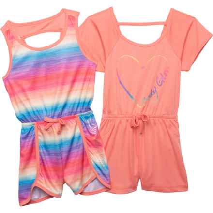 LUX Girls Knit Bodysuit Romper 2pcs