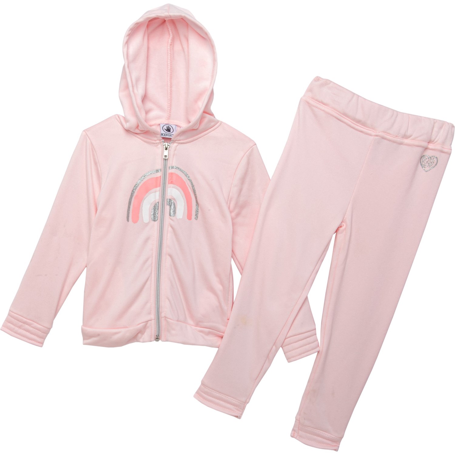 Body Glove Toddler Girls Cozy Fleece Hoodie and Joggers Set - Save 35%