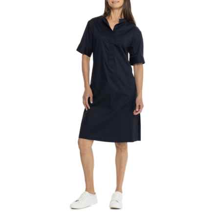 Bogner Abigail Dress - Elbow Sleeve in Navy