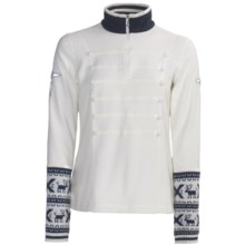 Bogner Aleen Pullover - Fleece, Zip Neck (For Women) in Off White - Closeouts