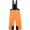 Bogner Big Boys Yuki Bib Snow Pants - Waterproof, Insulated in Vibrant Orange