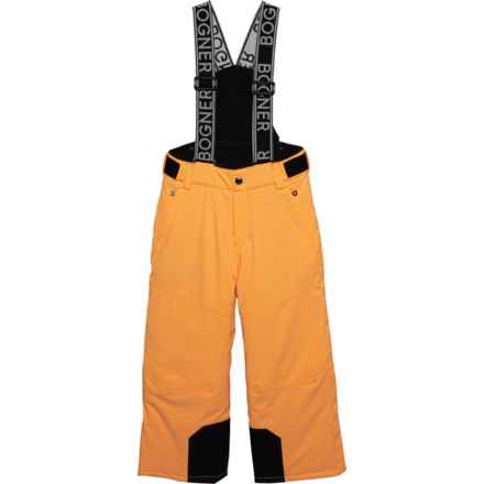 Bogner Big Boys Yuki-T Technical Ski Pants - Waterproof, Insulated in Vibrant Orange