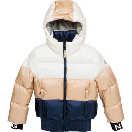 Bogner Big Girls Anna-D Down Ski Jacket - Waterproof, Insulated in Eggshell