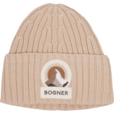 Bogner Bony Logo Beanie (For Women) in Silver Desert