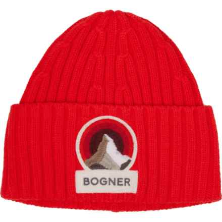 Bogner Bony Logo Beanie (For Women) in Valencia Red