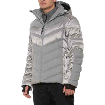 Bogner Brac-D Down Ski Jacket - Insulated in Light Grey