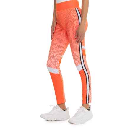Bogner Christin-2 Tights in Vibrant Fire Logo Print