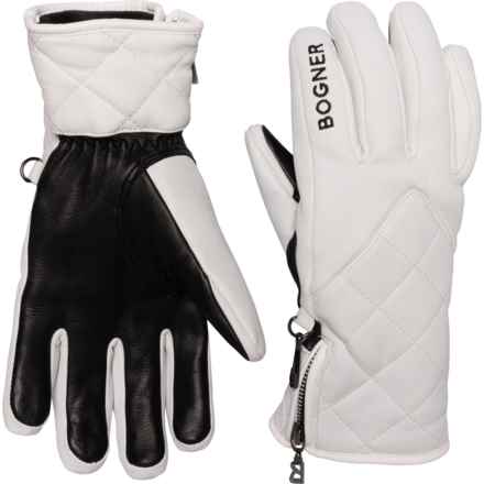 Bogner Dana PrimaLoft® Gloves - Insulated, Leather (For Women) in Off-White