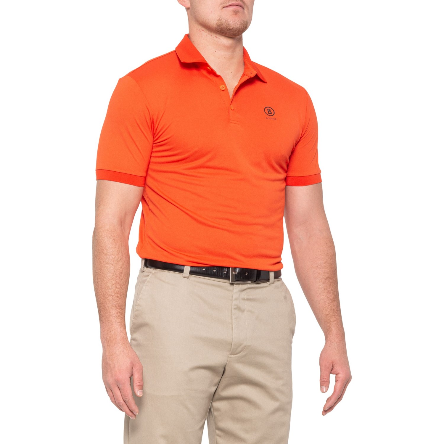 orange polo pants