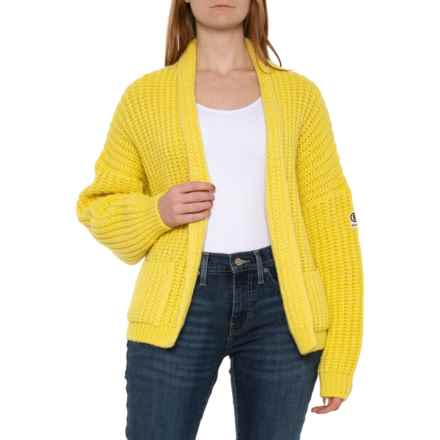 Bogner Daria Cardigan Sweater in Lemon