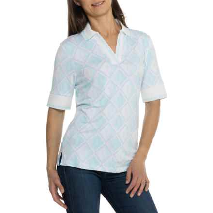 Bogner Elonie Polo Shirt - Short Sleeve in Blue B Rhombus