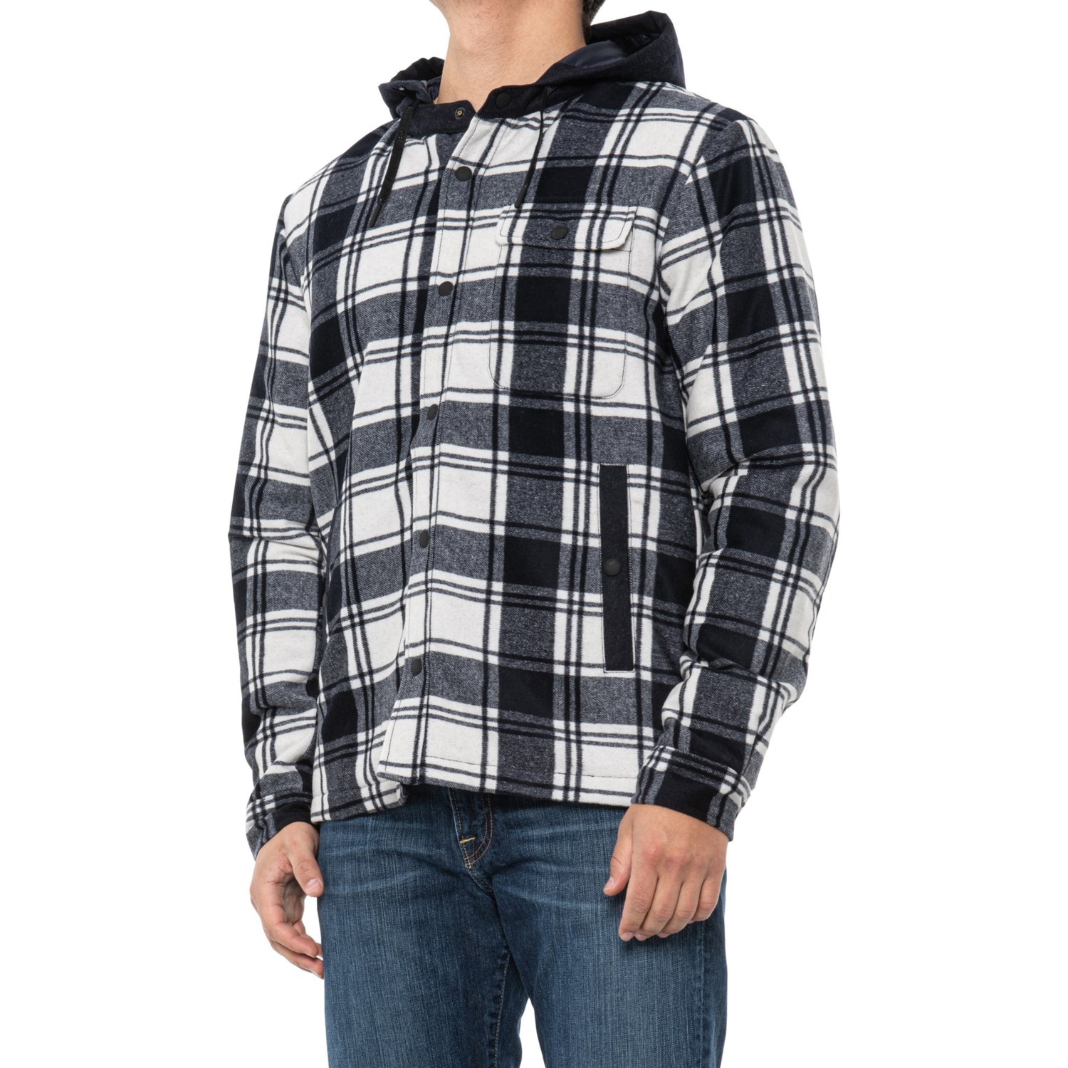 flannel insulated shirt jacket