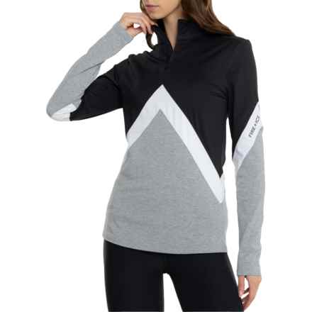 Bogner Fire + Ice Estella Base Layer Top - Zip Neck, Long Sleeve in Black