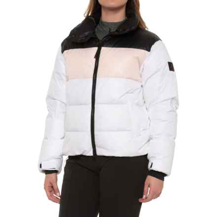 Bogner Fire + Ice Garda-D Down Ski Jacket in Grey/White