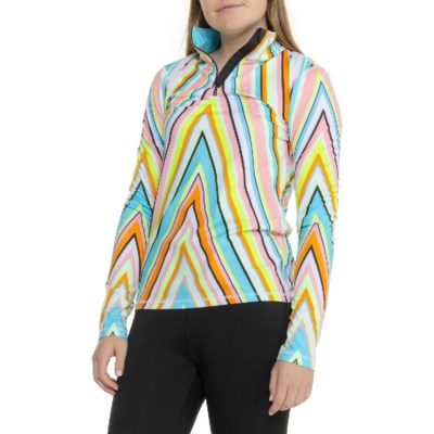 (取寄) ボグナー イルビー 3 ベース レイヤー トップ - ジップ ネック, ロング スリーブ Bogner Fire + Ice Ilvy 3 Base Layer Top - Zip Neck, Long Sleeve  Lavender Cream English Ivy Bogner Fire + Ice Ilvy 3 Base Layer Top - Zip Neck, Long Sleeve