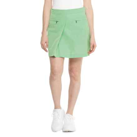 Bogner Fire + Ice Jama Woven Skirt in Faded Mint
