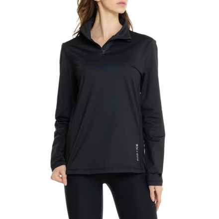 Bogner Fire + Ice Margo2 Technical Base Layer Top - Zip Neck, Long Sleeve in Black