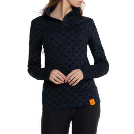 Bogner Fire + Ice Margo2 Technical Base Layer Top - Zip Neck, Long Sleeve in Deepest Navy