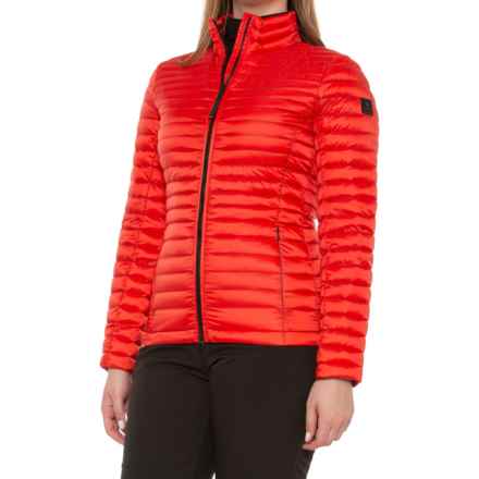 Bogner Fire + Ice Myra Lightweight Short Down Jacket in Lava Red