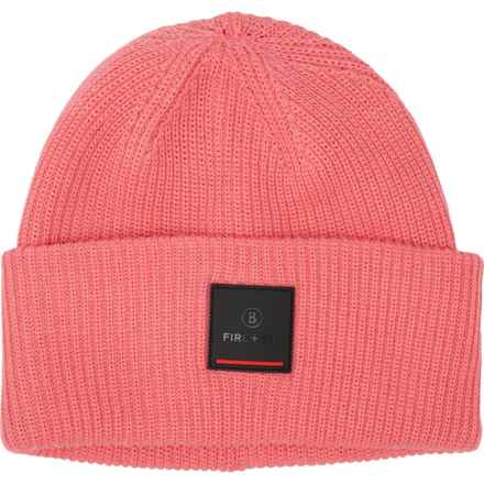 Bogner Fire + Ice Tarek-O Knitted Hat - Virgin Wool (For Men) in Coral Pink