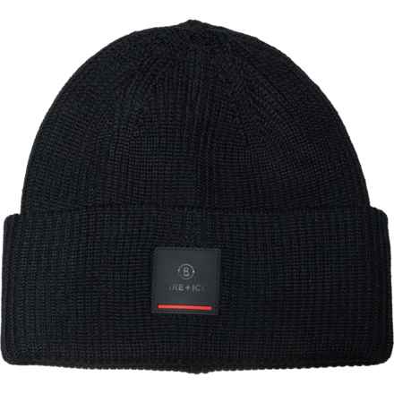 BOGNER FIRE+ICE Made in Italy Tarek Beanie - Virgin Wool in Black