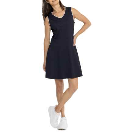 Bogner Flora Dress with Shorts - Sleeveless in Navy