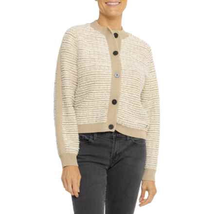 Bogner Franzi Cardigan Sweater in Wet Sand