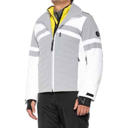 Bogner Fredy-T Technical Ski Jacket - Waterproof, Insulated in Light Grey