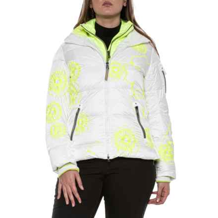Bogner Ganya-D Hooded Down Ski Jacket - Waterproof, 750 Fill Power in Off-White