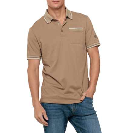 Bogner Gregory Polo Shirt - Short Sleeve in Golden Almond