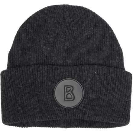 Bogner Gustav-1 Beanie - Virgin Wool (For Men) in Anthra Melange