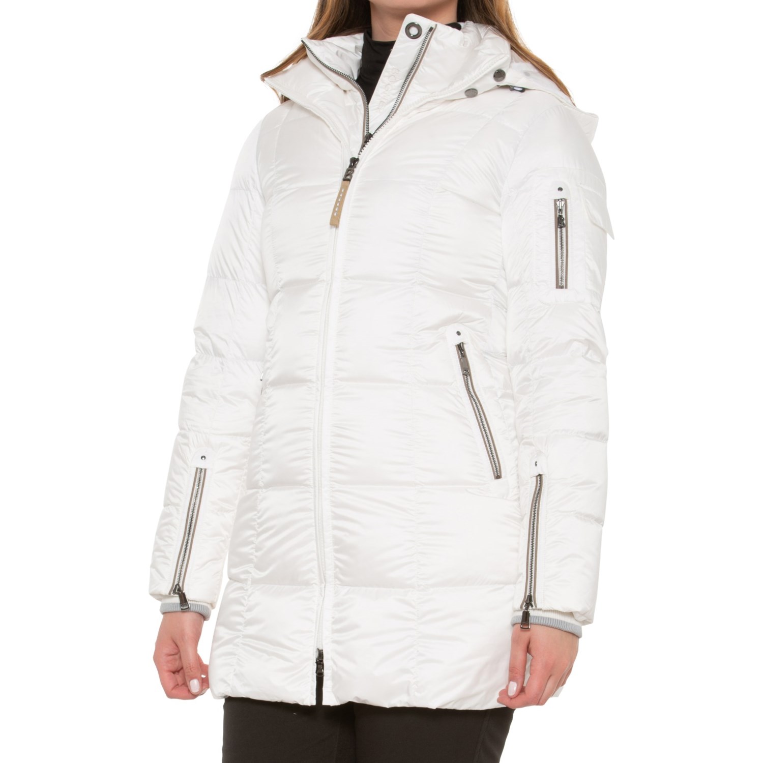 Waterproof puffer with discount hood