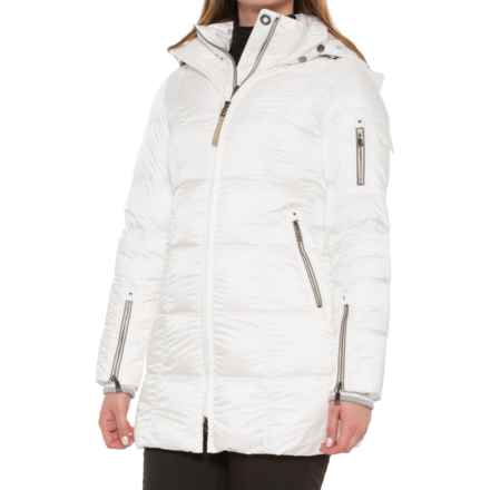 Bogner Holly-D Down Hooded Puffer Jacket - Waterproof, Insulated in Offwhite