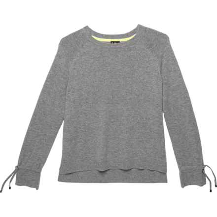 Bogner Jilly Wool-Cashmere Sweater in Mid Grey Melange