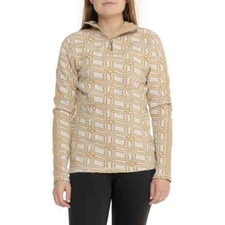 Bogner Jule Base Layer Top - Zip Neck, Long Sleeve in Offwhite