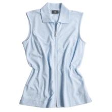 Bogner Kaley Vest - Full Zip (For Women) in Lt Blue - Closeouts