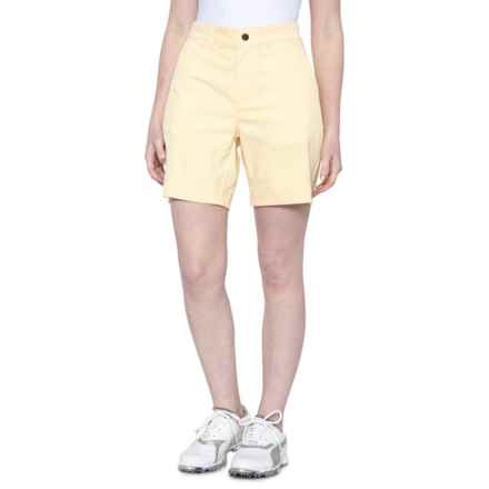 Bogner Koralie Golf Shorts in Pastel Yellow